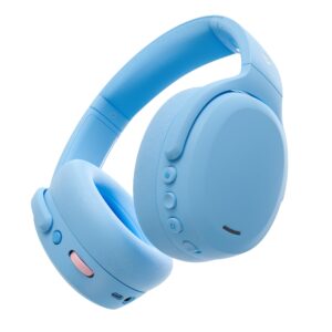 Skullcandy Crusher ANC 2 Wireless Bluetooth Over-Ear Headphones with Active Noise Cancellation, Adjustable Sensory Bass, 50Hr Battery, 40 mm Drivers, Multipoint Pairing, Built-in Mic - Preppy Summer